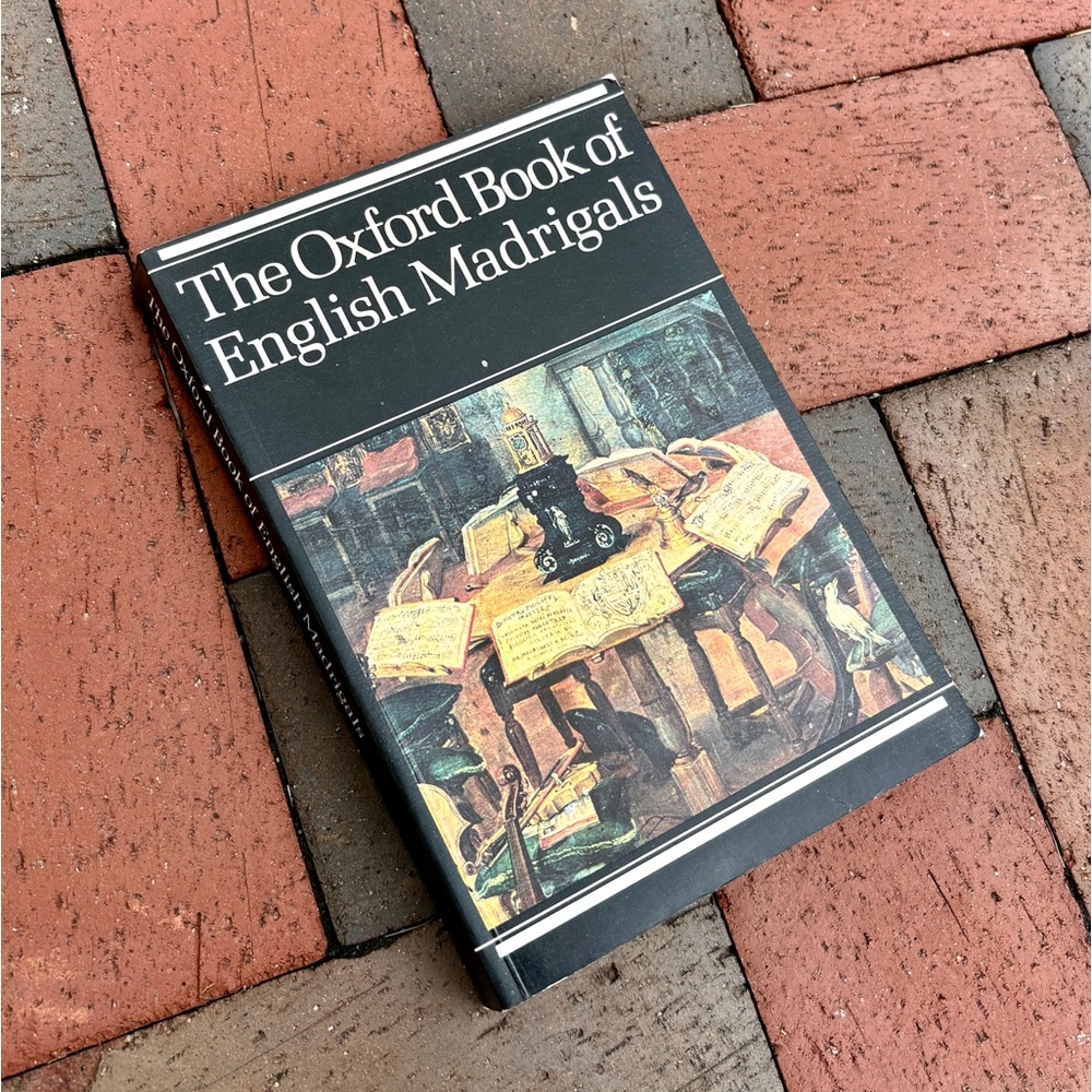 1978 The Oxford Book of English Madrigals Music Composition Songs Britain UK